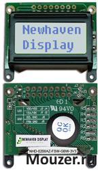NHD-0208AZ-FSW-GBW-3V3